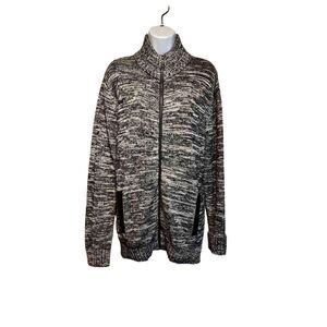 TSCS full zip hethered cardigan XL